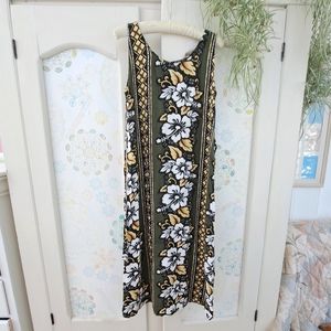 Hawaiian Pattern Dress